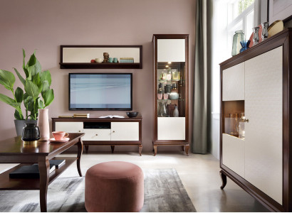 Wohnzimmer Set Vitrine Kommode Spiegel Wohnwände Kommoden